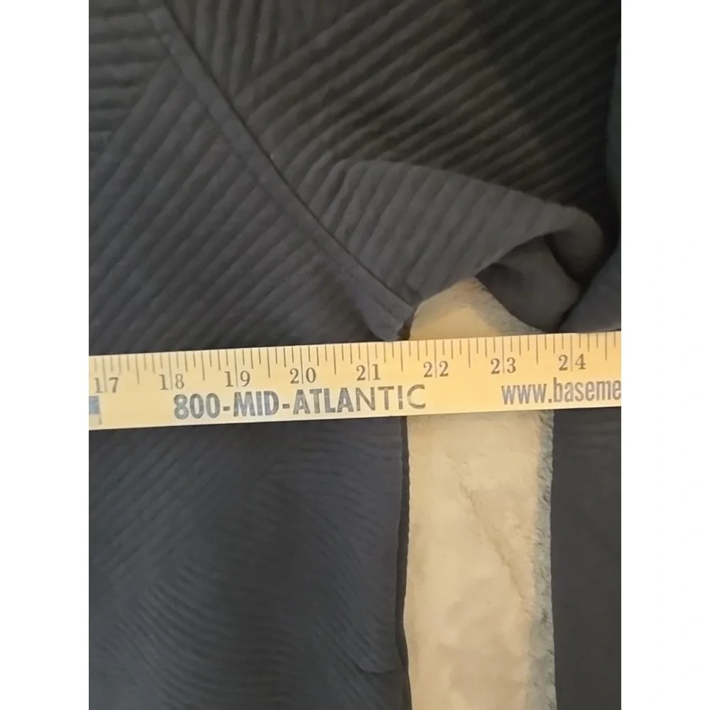 Goodfellow & Co. Men's Snap Pullover Sweatshirt Medium Dark Gray *New* - Picture 5 of 11